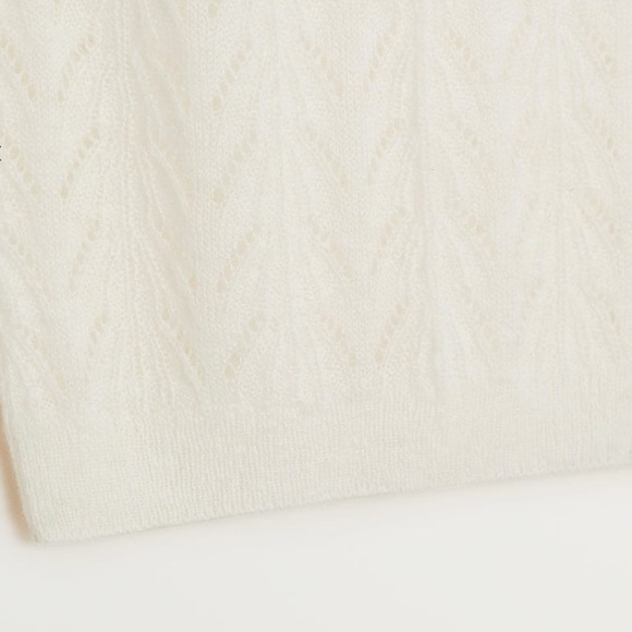 MANGO open work knit top - Picture 4 of 11